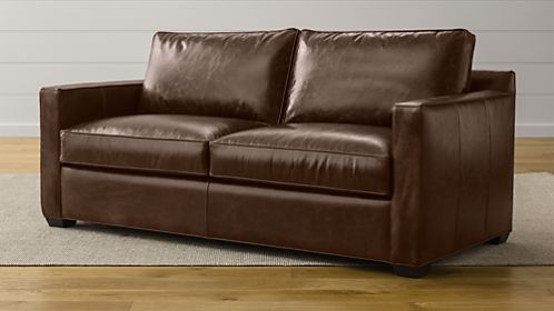 Davis Leather Queen Sleeper Sofa with Air Mattress