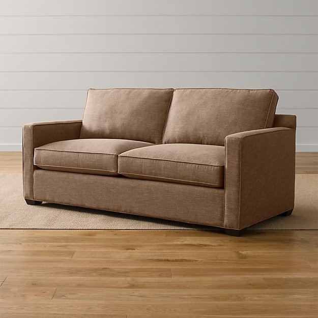 Davis Modern Microfiber Sofa Crate and Barrel