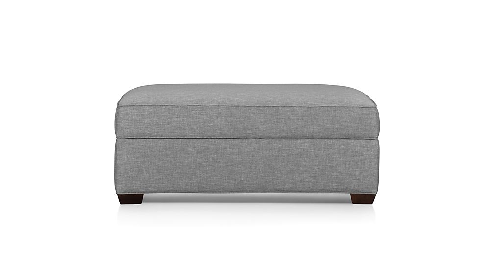 Davis Storage Ottoman Darius Ash Crate and Barrel