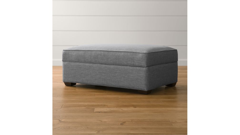 Davis Storage Ottoman + Reviews Crate and Barrel