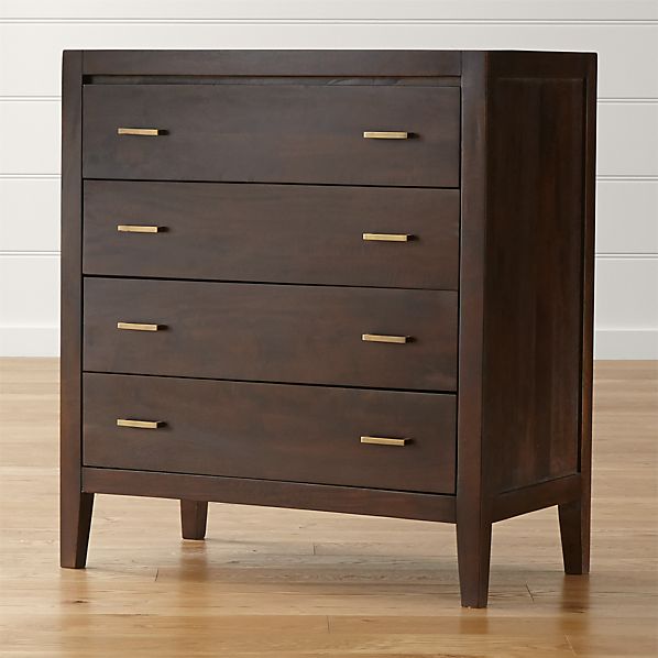Dawson Clove 4 Drawer Chest Reviews Crate And Barrel