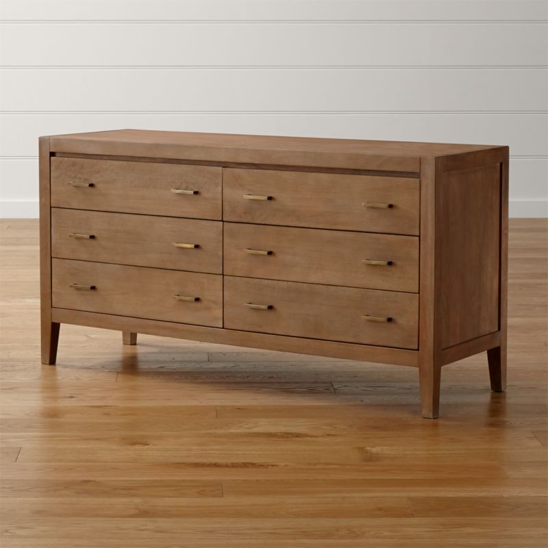 Dawson Clove 6 Drawer Dresser Reviews Crate And Barrel