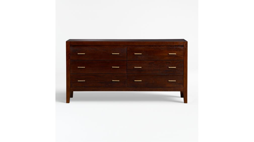 Dawson Clove 6Drawer Dresser + Reviews Crate and Barrel