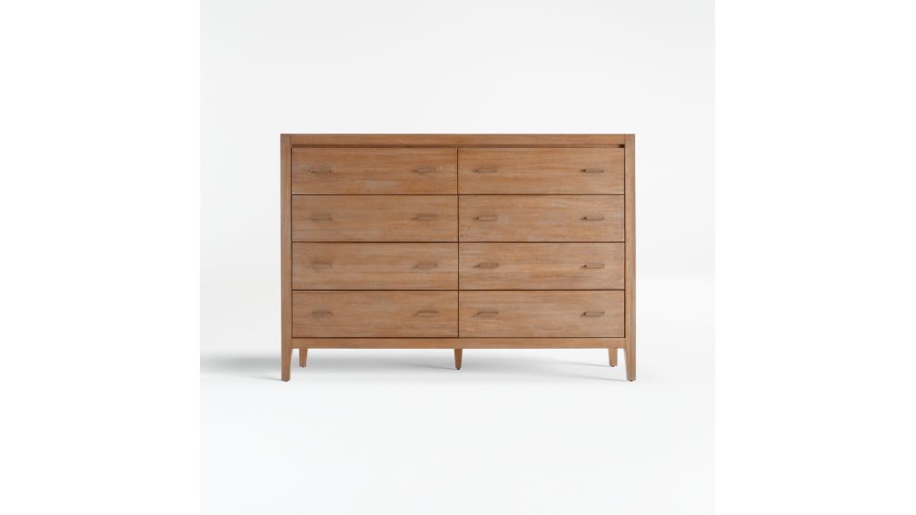 Dawson Grey Wash 8Drawer Dresser + Reviews Crate and Barrel Canada