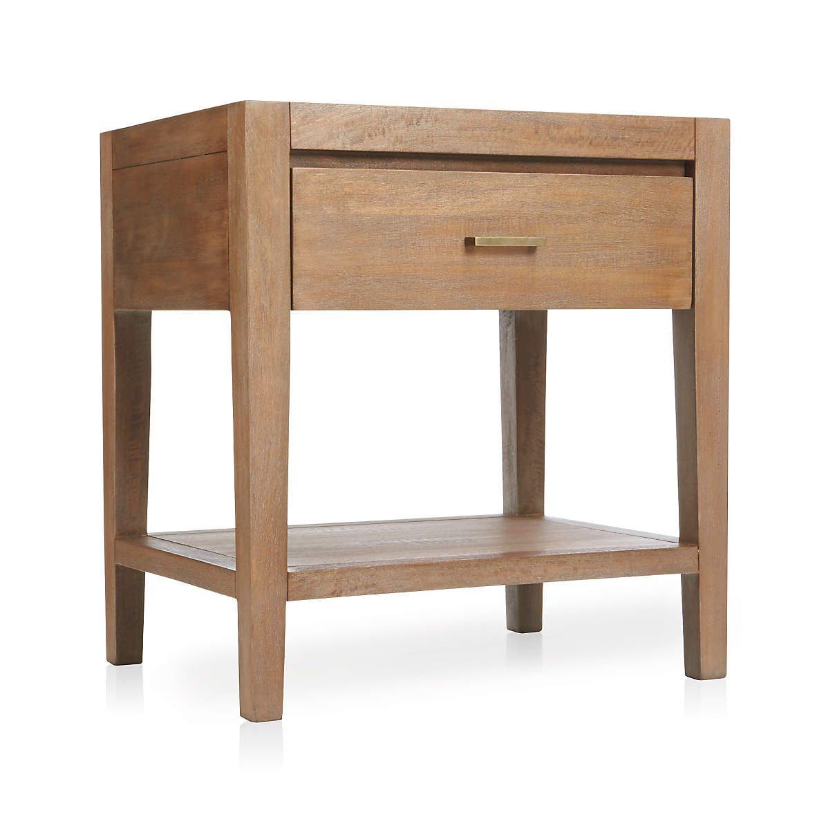 Dawson Grey Wash Nightstand Reviews Crate And Barrel Canada