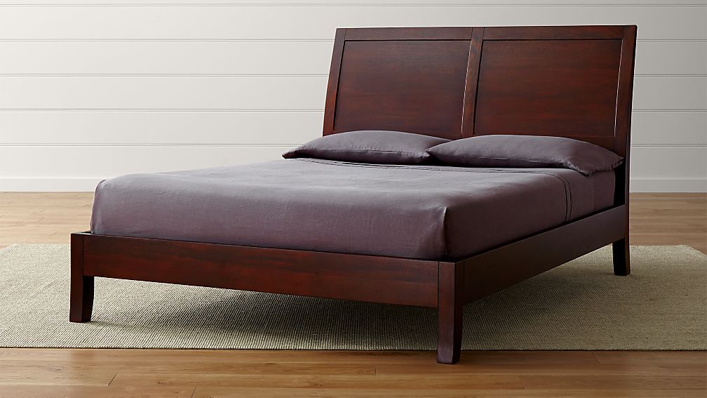 dawson ii clove sleigh bed | crate and barrel dawson ii clove sleigh bed | crate and barrel