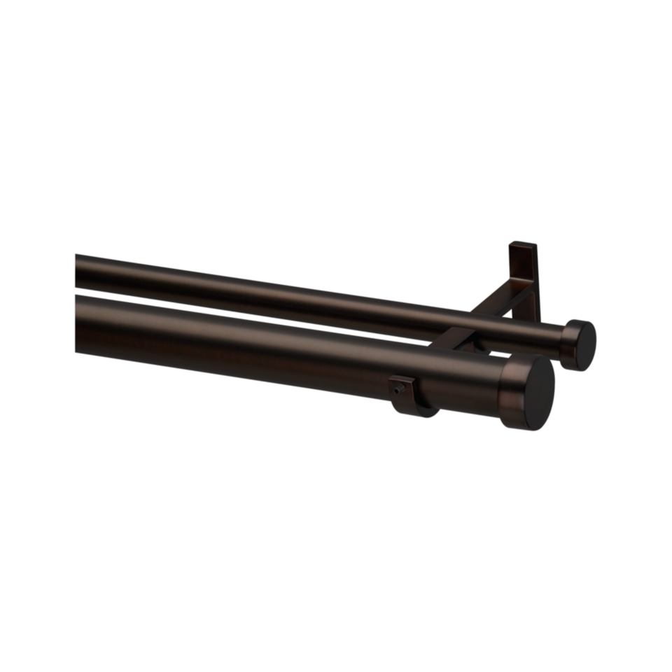 Bronze Urn .75x120–170 Curtain Rod Set in Curtain Hardware 