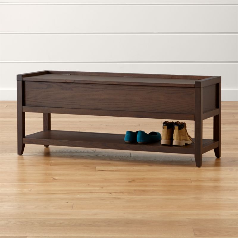 Dearborne Storage Bench + Reviews Crate and Barrel