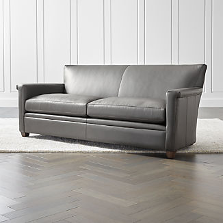 American Made Leather Sofas Crate And Barrel