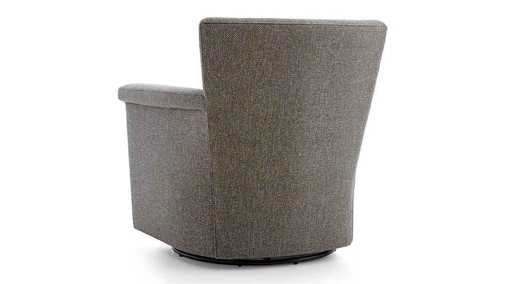 Declan 360 Swivel Chair Tobias Gravel Crate and Barrel