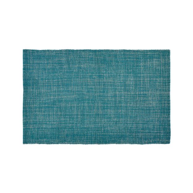 Della Marine Cotton Flat Weave Rug 5'x8' + Reviews Crate and Barrel