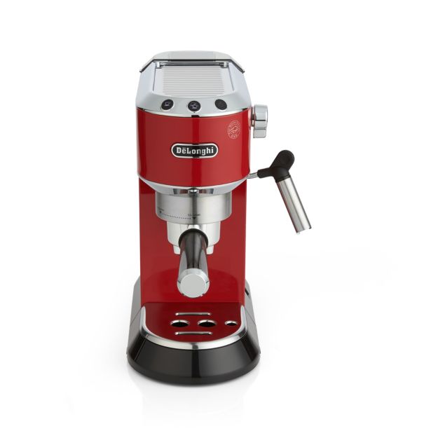DeLonghi Dedica Slimline Red Espresso Maker Crate and Barrel