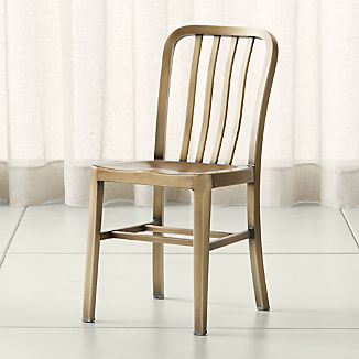 Metal Dining Chairs Crate And Barrel Delta Br Dining Chair