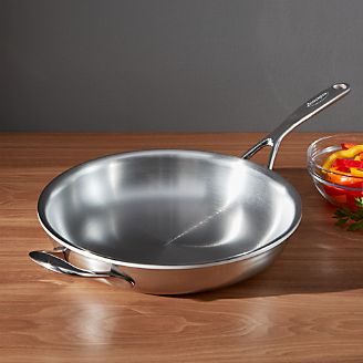 ZWILLING ® Demeyere Atlantis Proline Stainless Steel 11" Fry Pan with Helper Handle