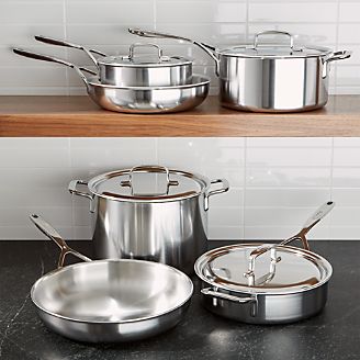 ZWILLING ® Demeyere 5-Plus Stainless Steel 10-Piece Cookware Set