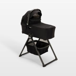 Image of Nuna ® DEMI ™ next Caviar/Cognac Baby Bassinet with Stand