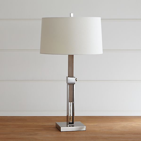 Denley Nickel Table Lamp Reviews Crate And Barrel