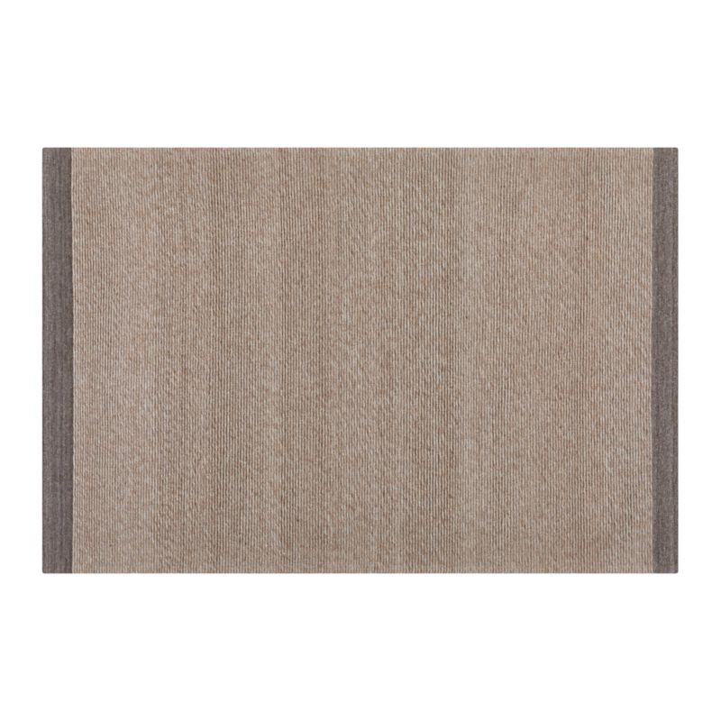 Desi Latte Flat Woven Rug 6'x9' Crate and Barrel