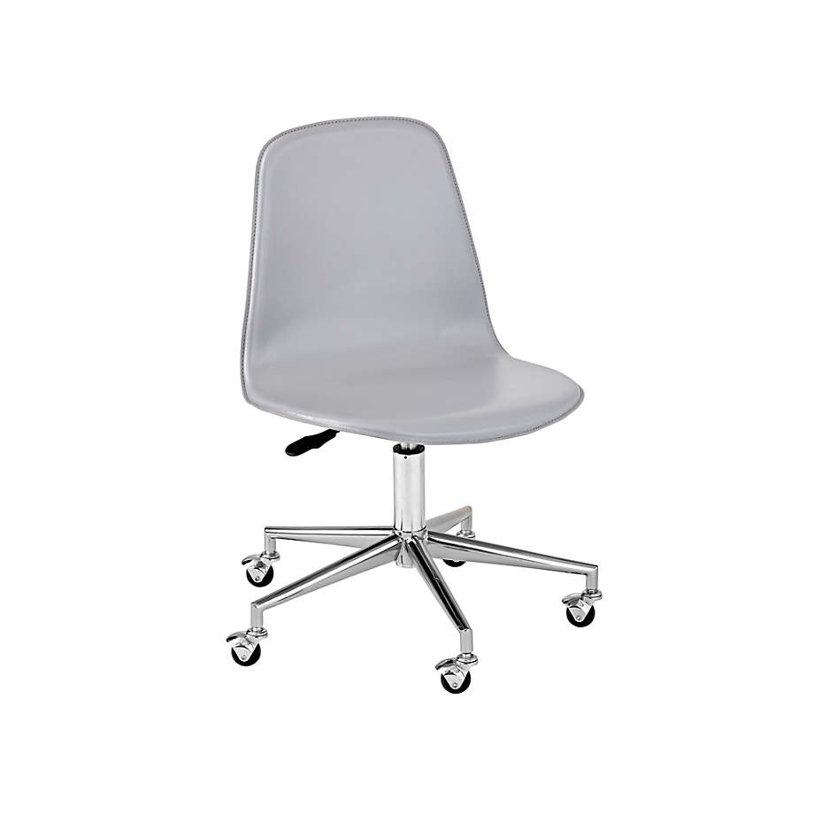 Kids Class Act Light Grey Silver Desk Chair Crate And Barrel Canada Unfollow desk chair grey to stop getting updates on your ebay feed. crate and barrel canada