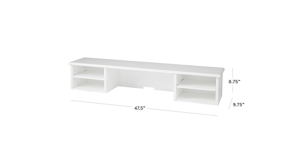 Kids Jenny Lind White Spindle Desk Hutch Reviews Crate And Barrel Tap To Zoom Image With Dimension For Kids Jenny Lind White Spindle Desk Hutch