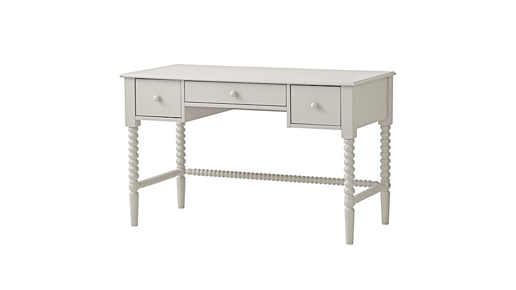 Kids Jenny Lind Grey Spindle Desk Hutch Reviews Crate And Barrel