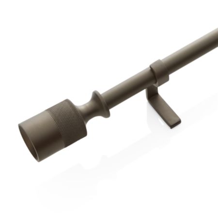 Devlin Antique Zinc 75 Dia X28 48 Curtain Rod Set Reviews