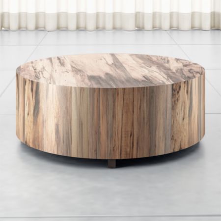 Round Barrel Coffee Table