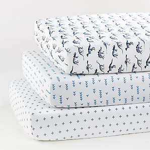 geometric crib sheet