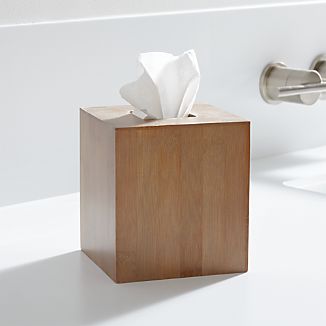 Tissue Box Covers Crate And Barrel Dixon Bamboo Tissue Box Cover