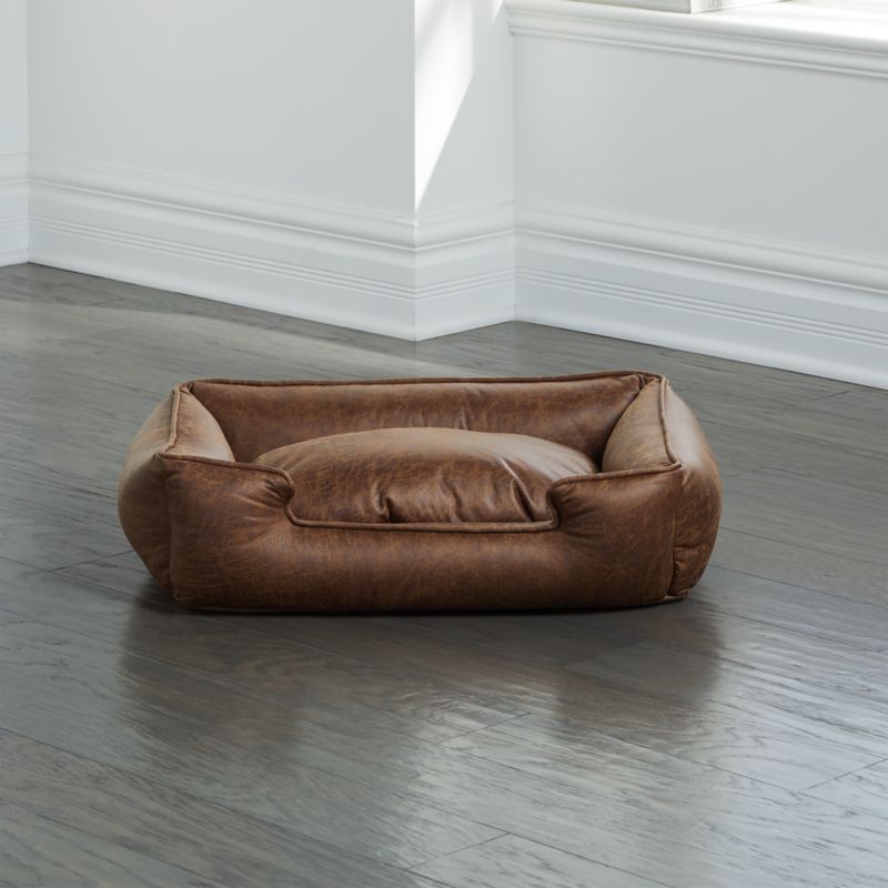 Leather Dog Bed Hot 55 Off, Leather Dog Bed Cover