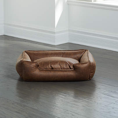 crate and barrel dog beds