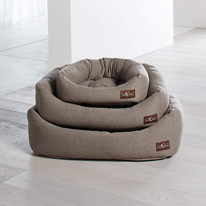 crate and barrel dog beds