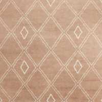 Dolomites Wool Hand-Knotted Caramel Brown Rug Swatch 12"x18"