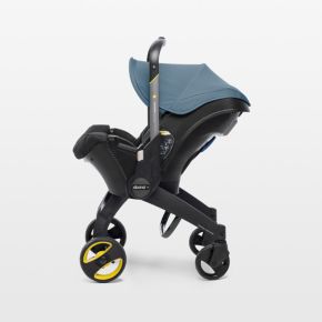 Image of Doona ™ Ocean Blue Compact Infant Car Seat & Stroller with Base