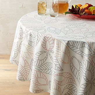 Tablecloths: Linen, Cotton and Polyester | Crate and Barrel