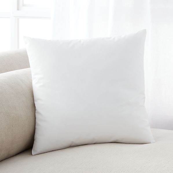 Down Alternative Square Pillow Inserts Crate And Barrel