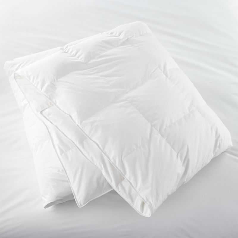 Classic Medium Down Twin Duvet Insert Reviews Crate And Barrel