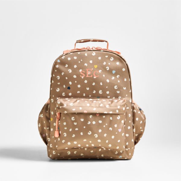 Dreamer Cheetah Charm Medium Kids Backpack with Side Pockets