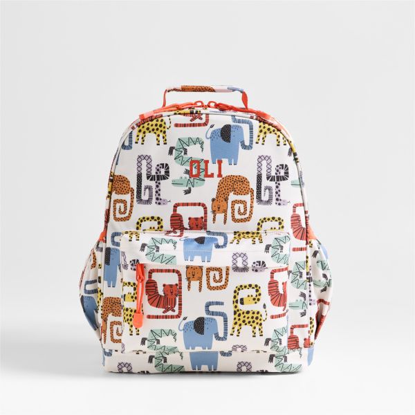 Dreamer Geo Jungle Medium Kids Backpack with Side Pockets