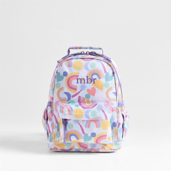 Dreamer Rainbow Dreams Small Kids Backpack with Side Pockets
