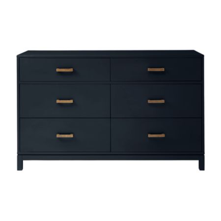 Kids Parke Navy Blue 6 Drawer Dresser Reviews Crate And Barrel