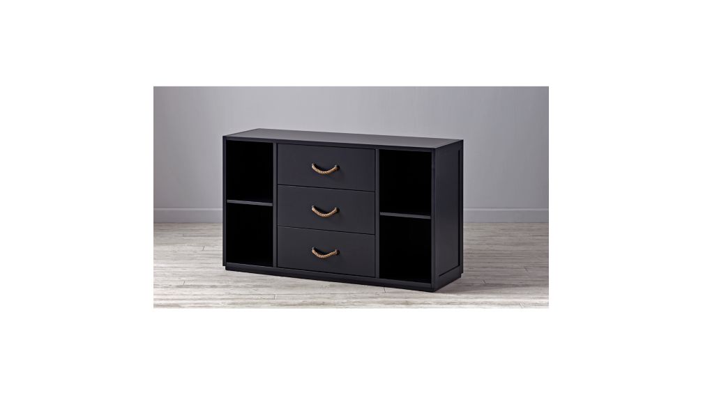 Midnight Blue Topside Wide Dresser in Dressers & Changing Tables