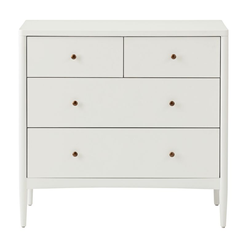 Kids Hampshire White 4 Drawer Dresser Reviews Crate And Barrel