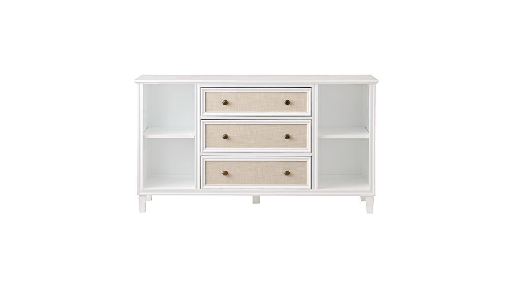Kids Harmony Wide White Dresser + Reviews Crate and Barrel