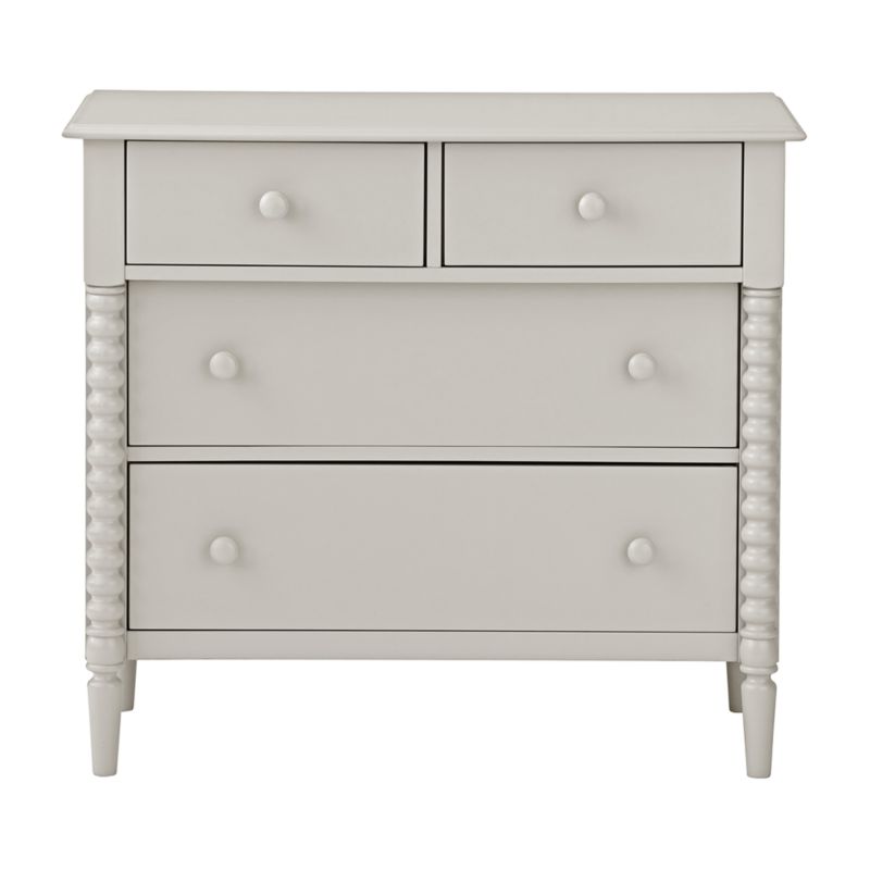 Kids Jenny Lind 4Drawer Grey Dresser + Reviews Crate and Barrel