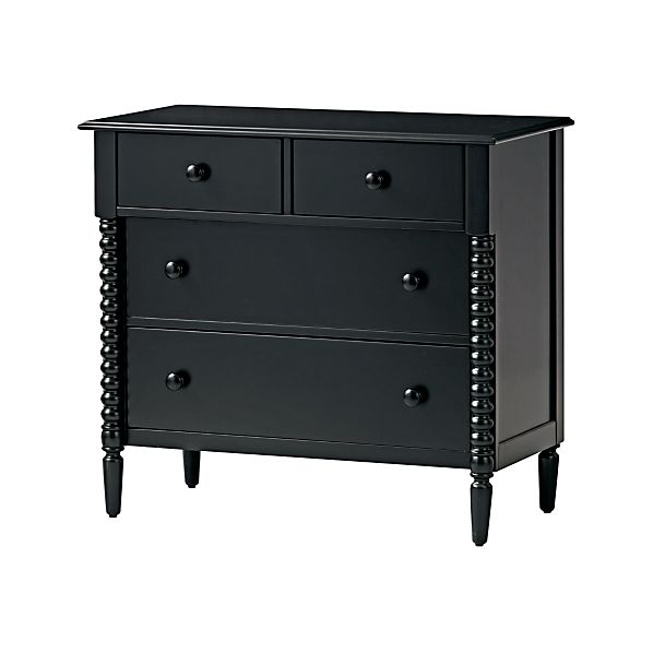 Kids Jenny Lind Black 4 Drawer Dresser Crate And Barrel