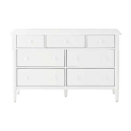 Kids Jenny Lind Wide White Dresser Reviews Crate And Barrel
