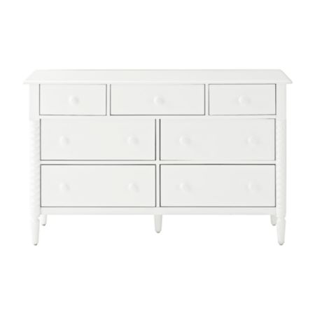 Kids Jenny Lind Wide White Dresser Reviews Crate And Barrel