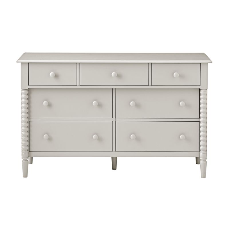 Kids Jenny Lind Wide Grey Dresser Reviews Crate And Barrel