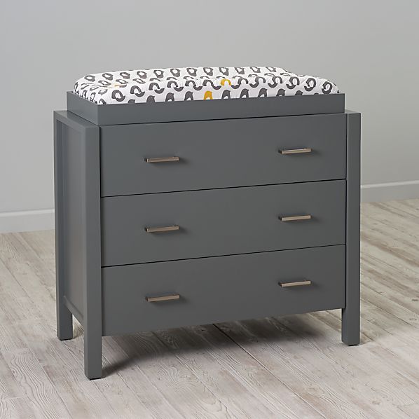 Grey Changing Table Topper Crate And Barrel